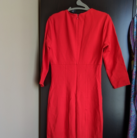 Sexy red work dress - Picture 4 of 4